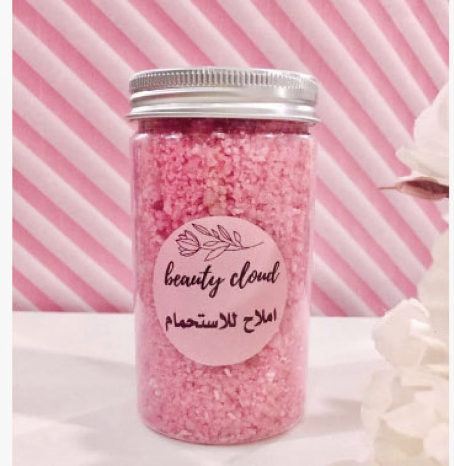 Pink bath salts... package size 200 grams