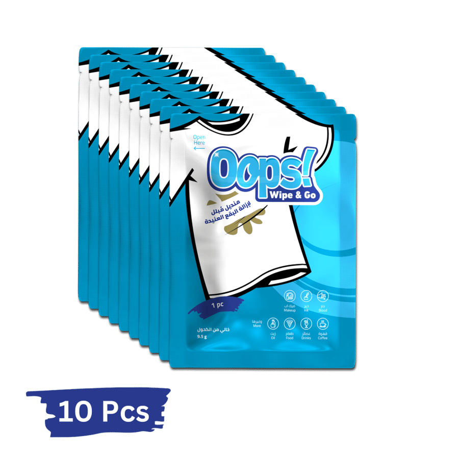Oops pocket wipes for stain removal