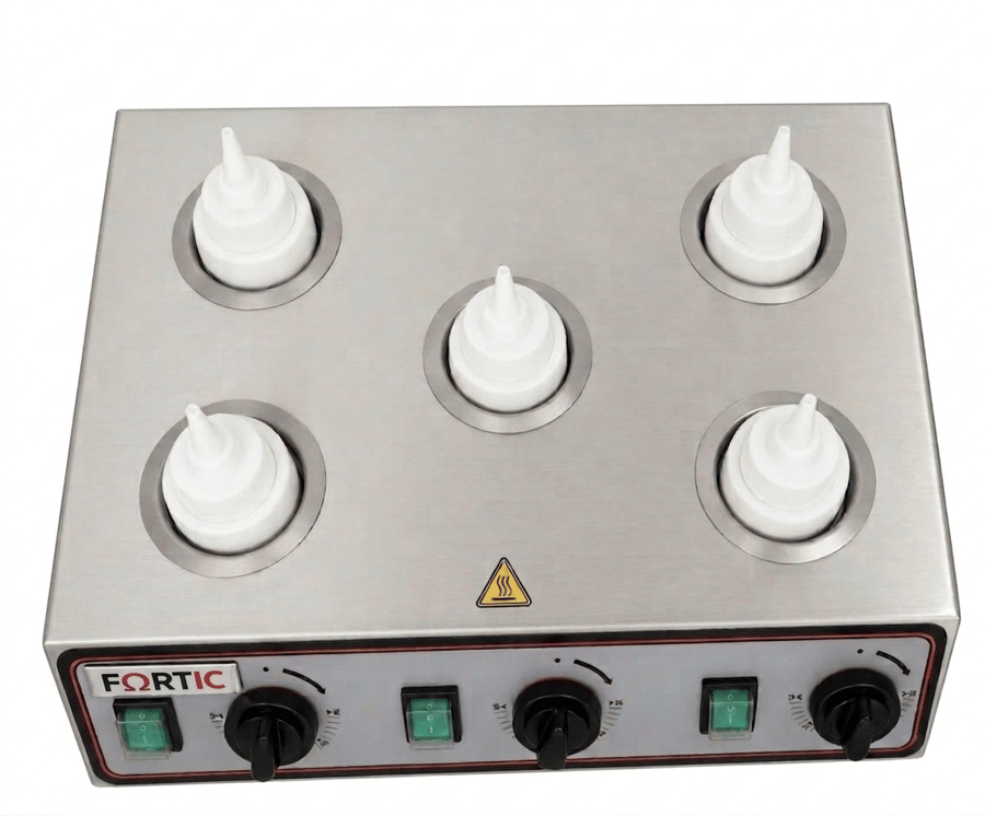 جهاز تسخين الصوصات التجاري 5 فتحات – Sauce Machine SC 6 O KAR