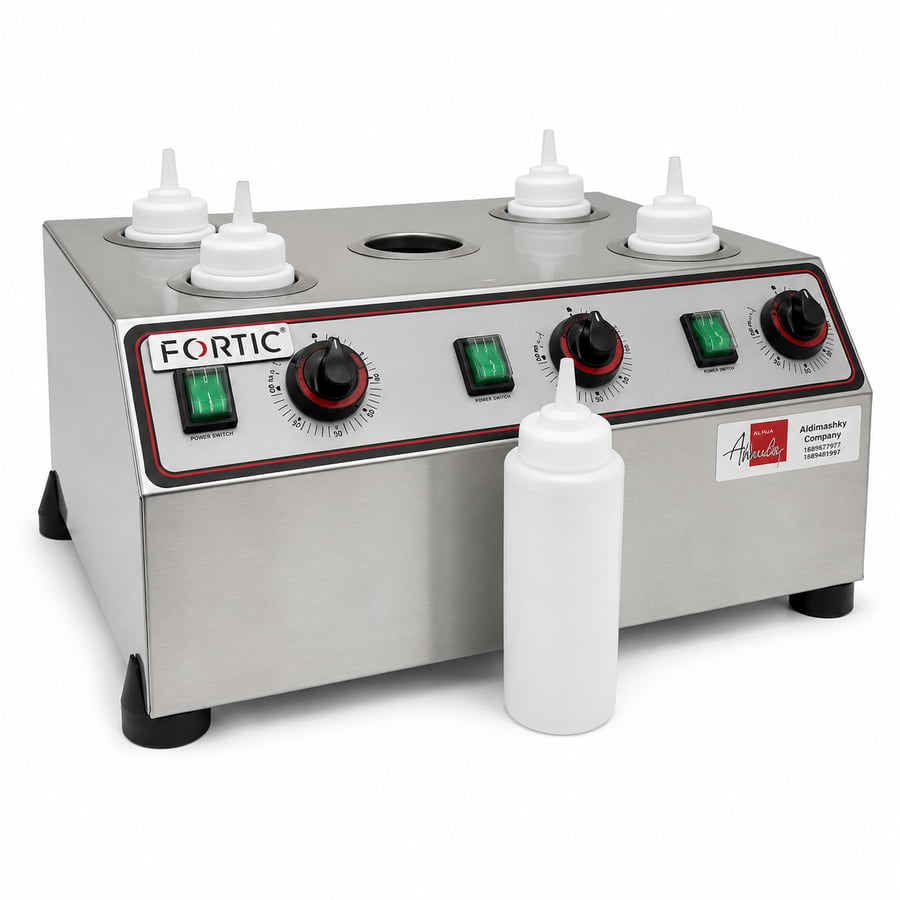 جهاز تسخين الصوصات التجاري 5 فتحات – Sauce Machine SC 6 O KAR