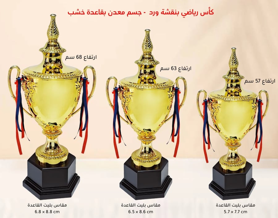 كأس معدني رياضي
