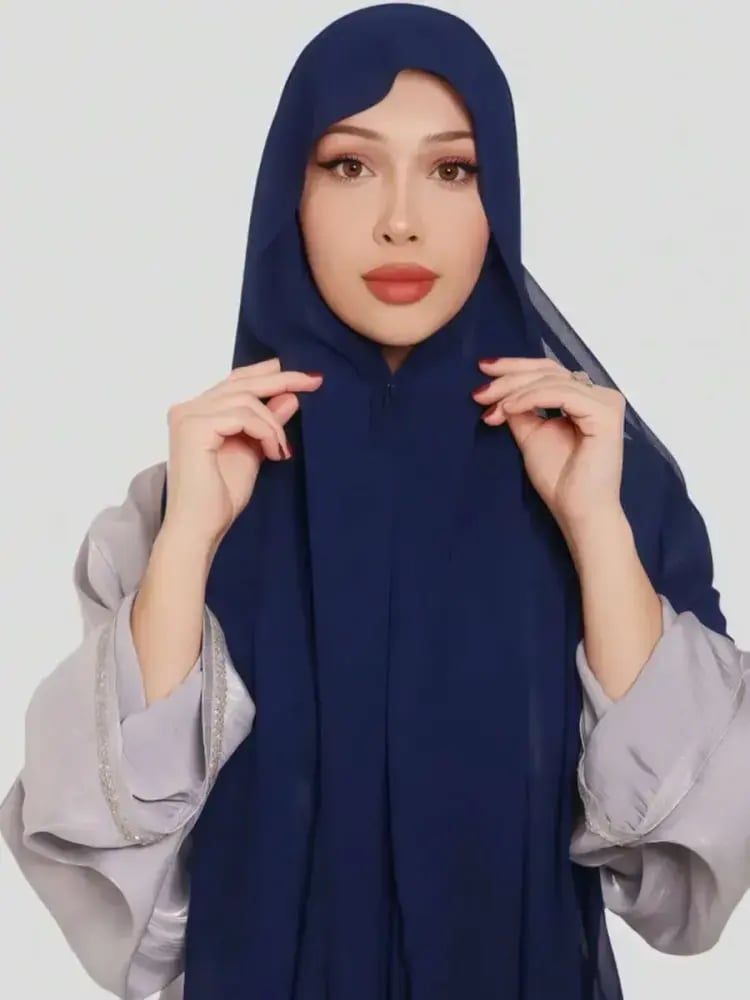 الحجاب الفوري مع مشبك مغناطيسي