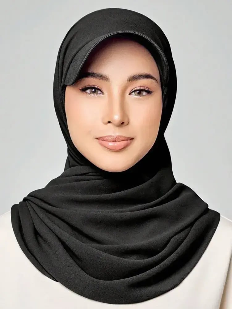 قطعة حجاب نسائي فوري شامل من الجيرسي المحبوك