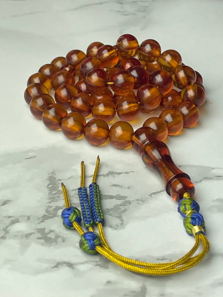 مسباح زعفران عسلي
