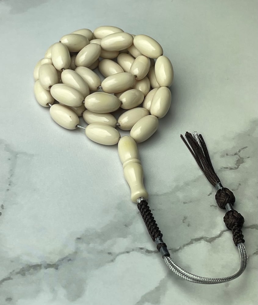 Ivory color Fatoran rosary, pine, Karkoush