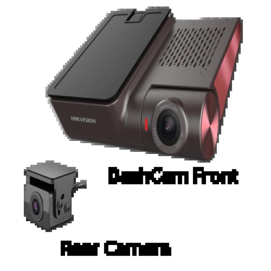 هيكفيجن داش كام G2 PRO 4K مزدوجة العدسة مع GPS