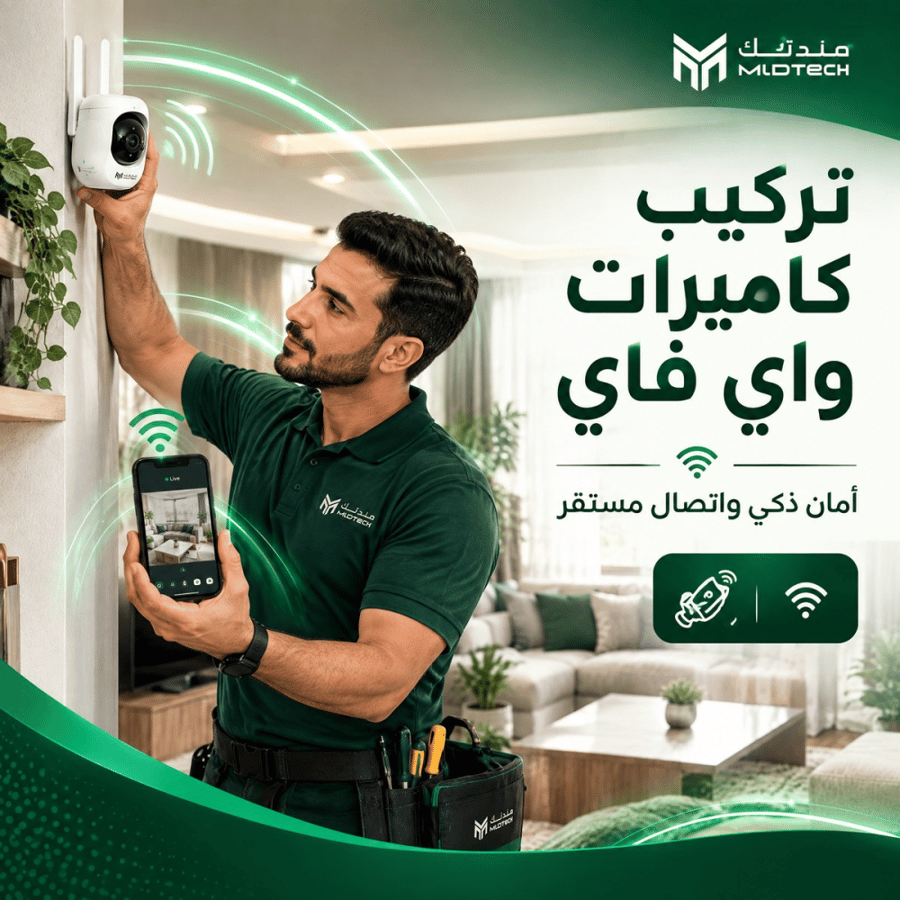 برمجة وتركيب كاميرا واي فاي