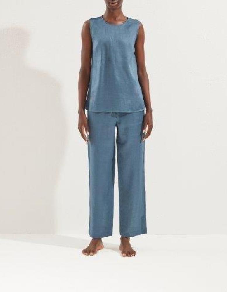 100% Linen sleeveless shirt