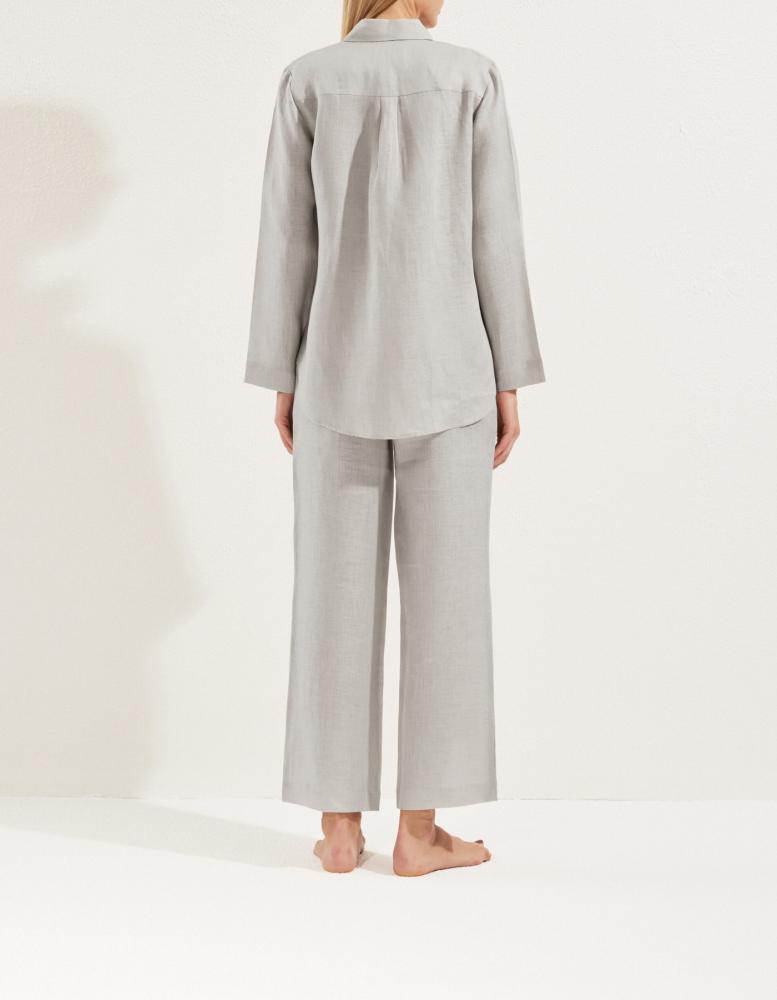 100% Linen long-sleeved shirt
