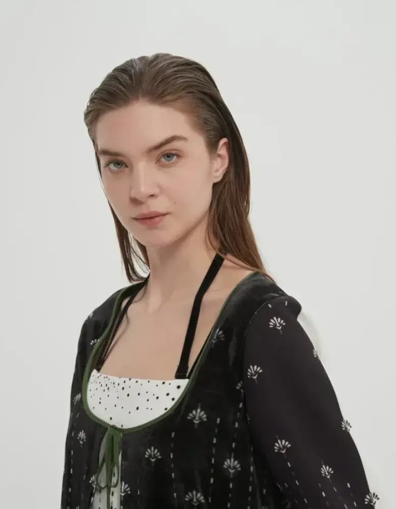 Waisted dress with Jacket