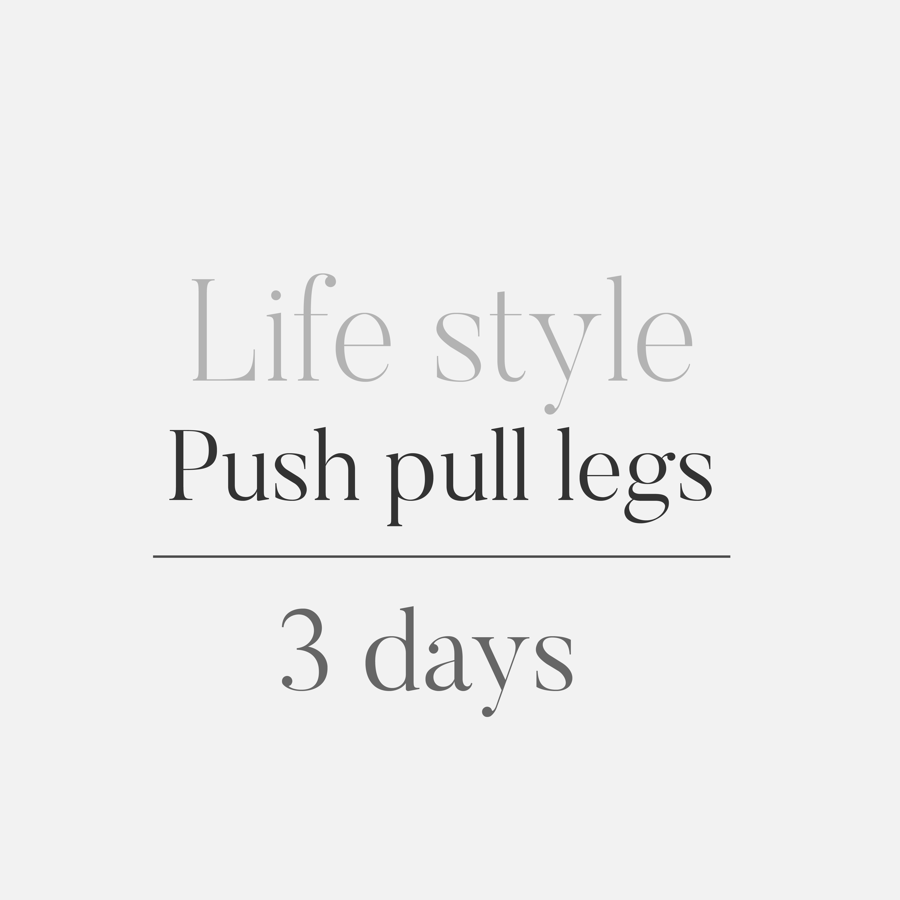 3 days workout schedule