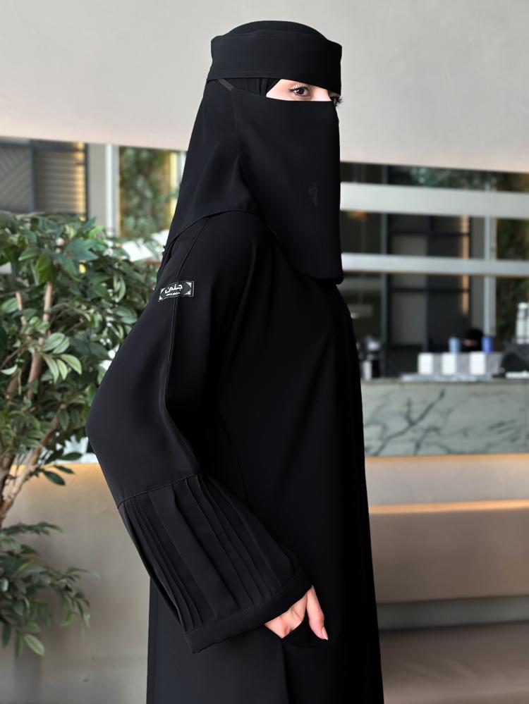 بكج طرحة الكسرات مع عبايه + نقاب