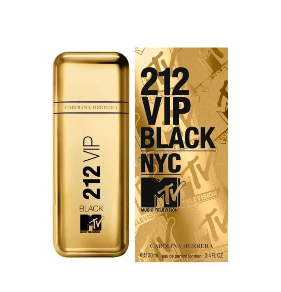 عطر كارولينا هيريرا 212 VIP بلاك الرجالي ام تي في ليميتد ايديشن او دو تواليت 100مل