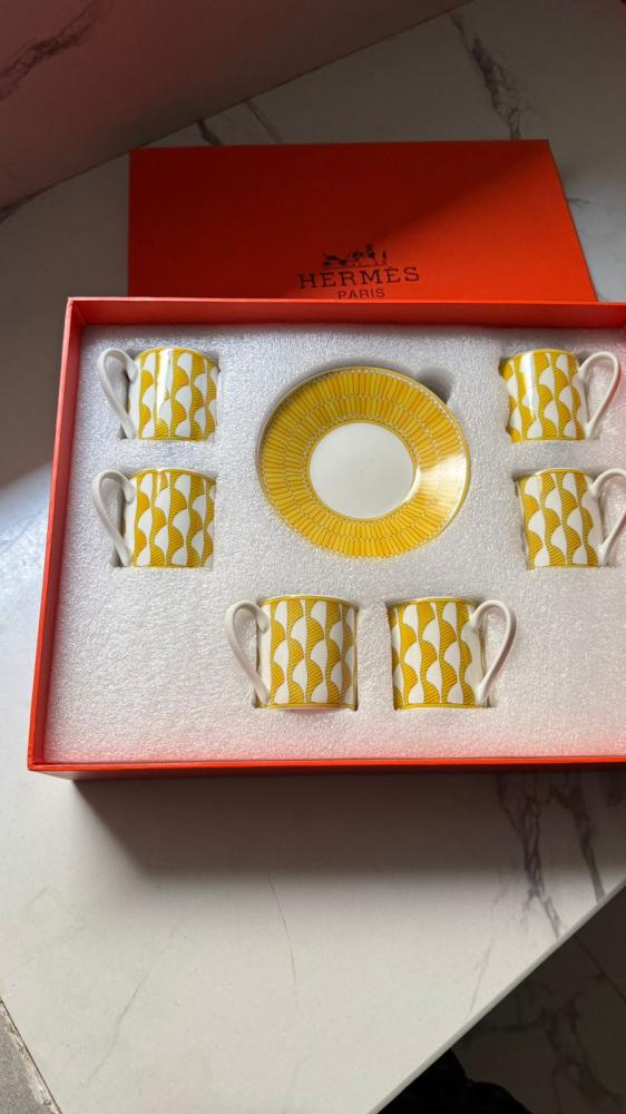 أكواب قهوة coffee ايرميز اصفر