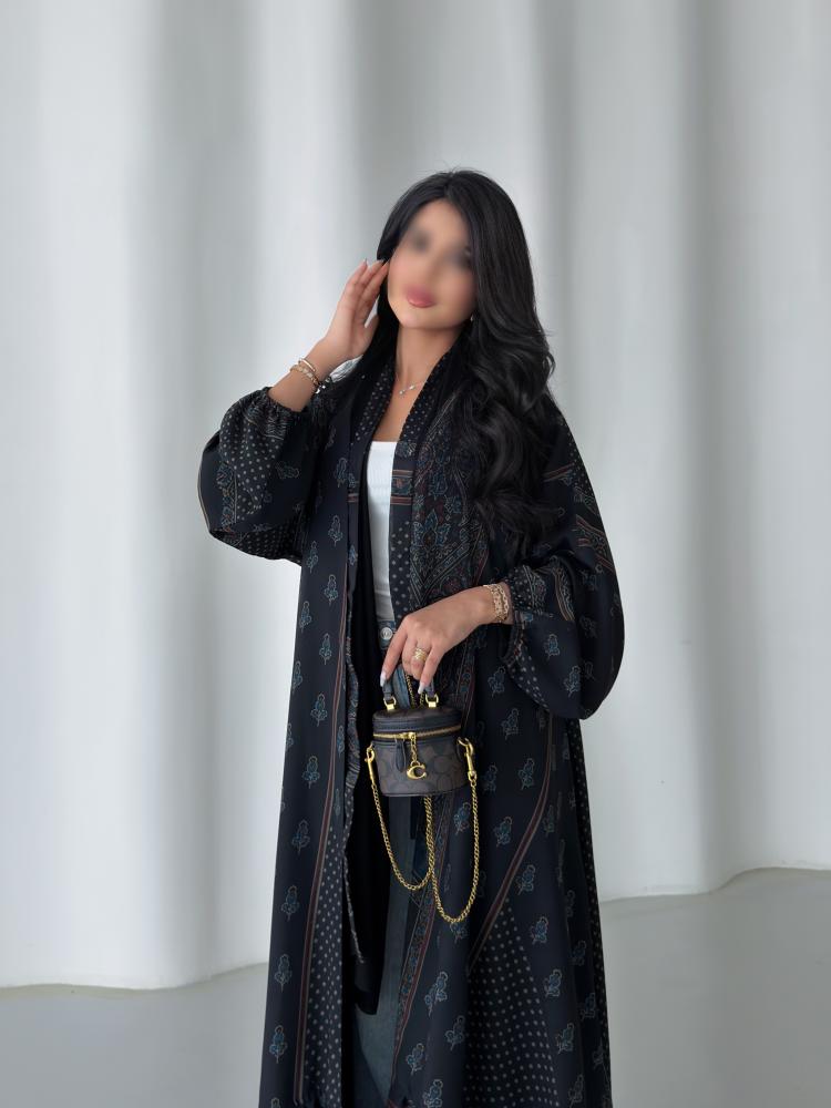 عباية شيفون بكسرة