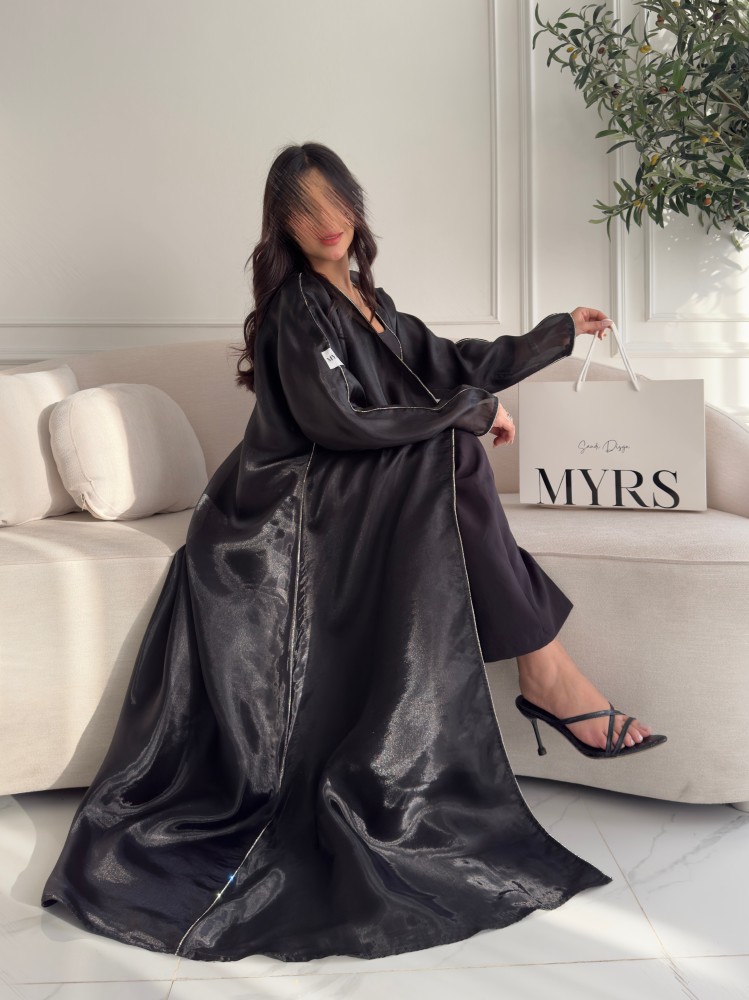 قماش اورجانزا مبطن كامل مع تدخيلات كلفه كريستال من مايرس MYRS