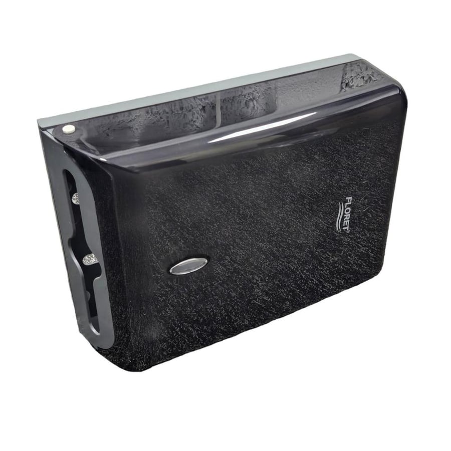فلوريت | موزع مناديل انترفولد | حامل مناديل حمام انترفولد | كبير | اسود Floret | Toilet interfold Paper Holder | (L) | Black