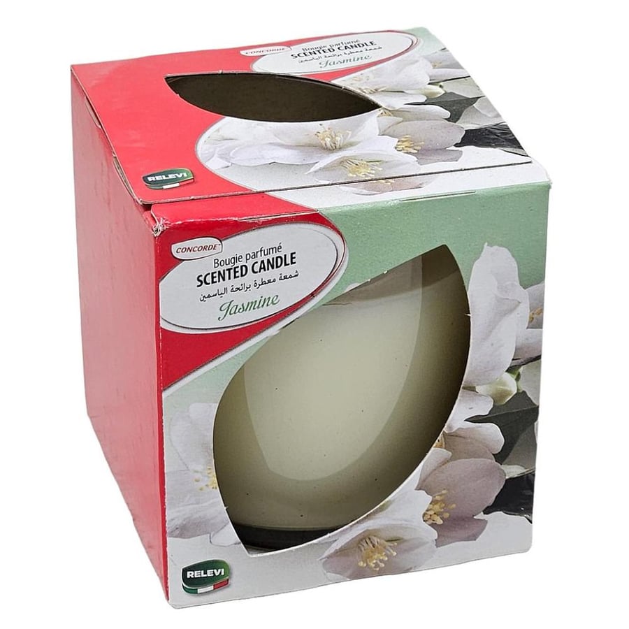 اريكس | شمعة زجاجية معطرة | ياسمين | 120 جرام