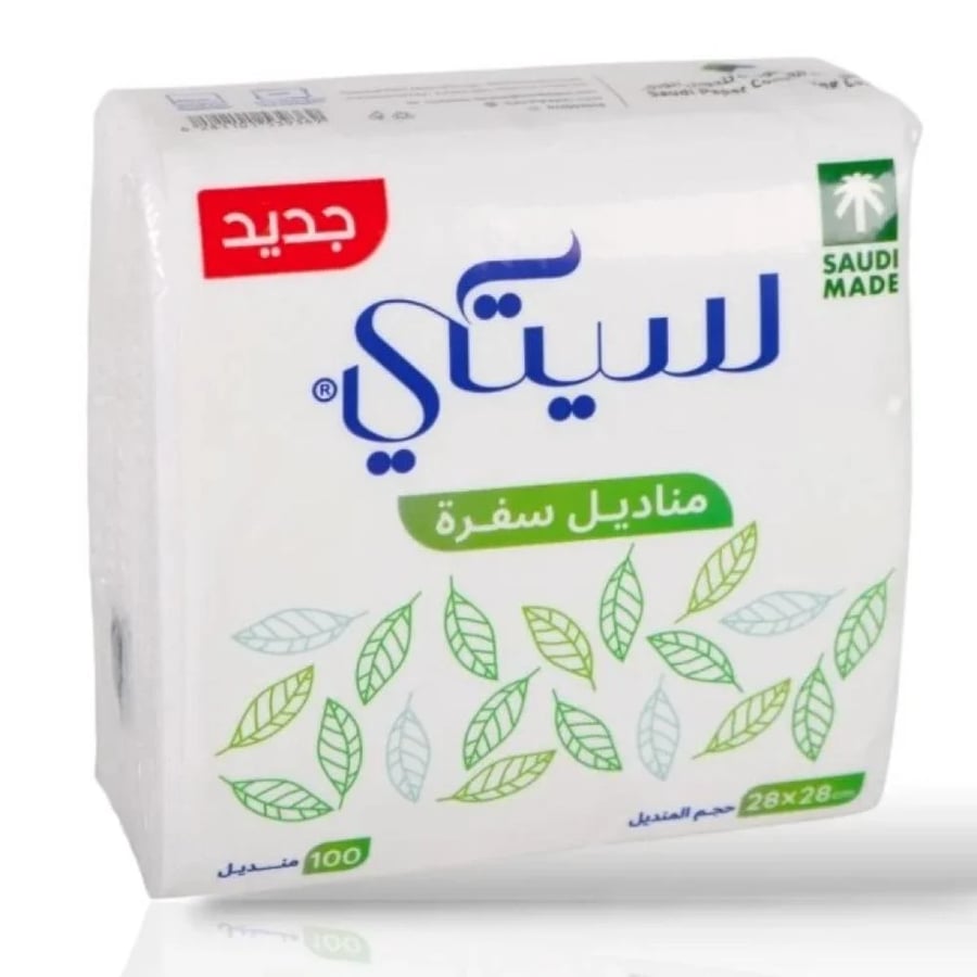 سيتي | نابكن | كرتون مناديل طاولة مربع 100 منديل 40 حبة ST28-100-40