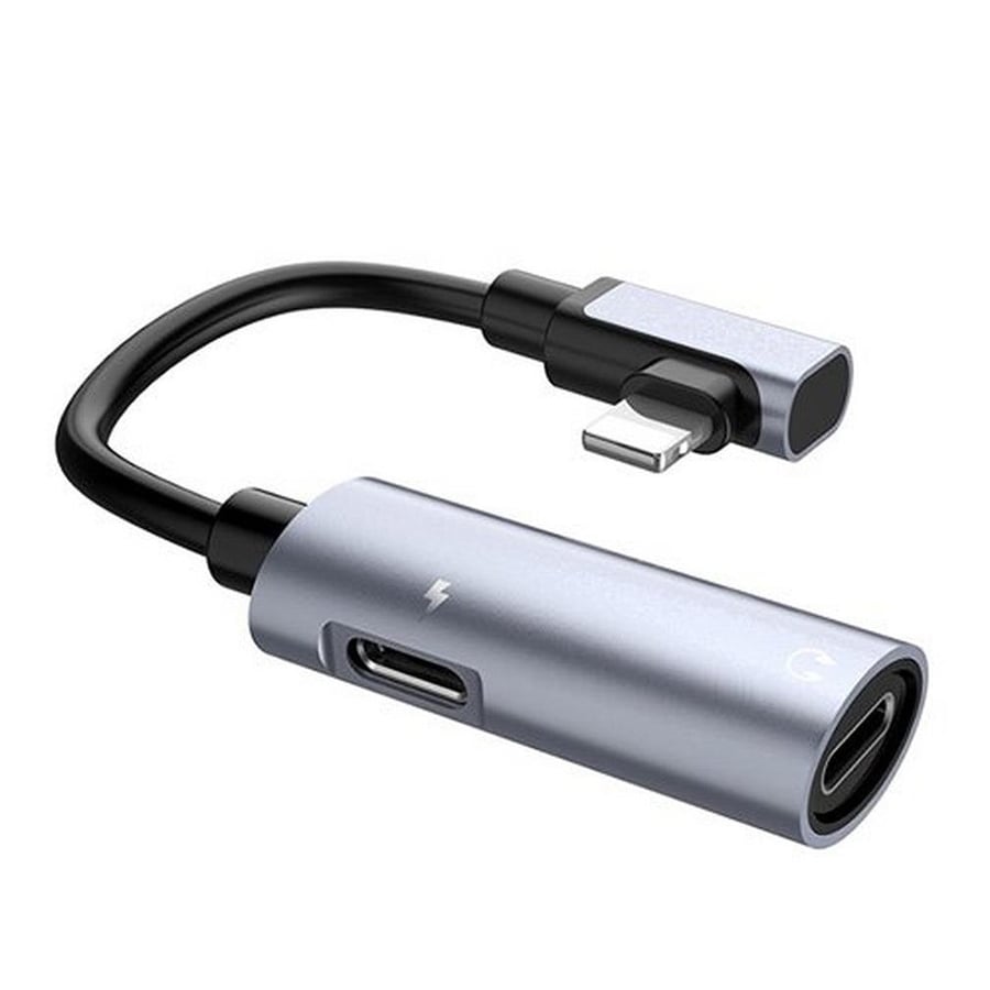 هوكو | وصلة ايفون مقسم سماعة وشاحن Hoco | Dual Lightning Digital Audio Converter LS18