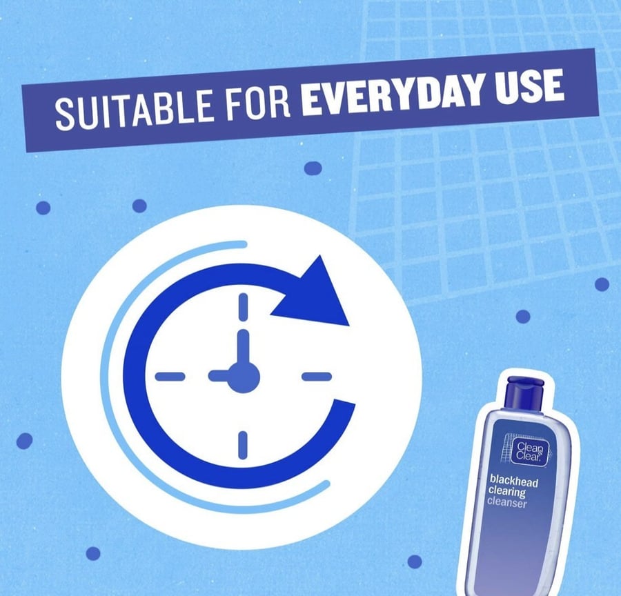 Clean & Clear | Daily face wash, blackhead remover liquid - 200 ml