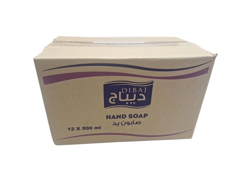 ديباج | صابون سائل لليدين | ياسمين | 500 مل | كرتون | 12 حبة | DBJS500-12