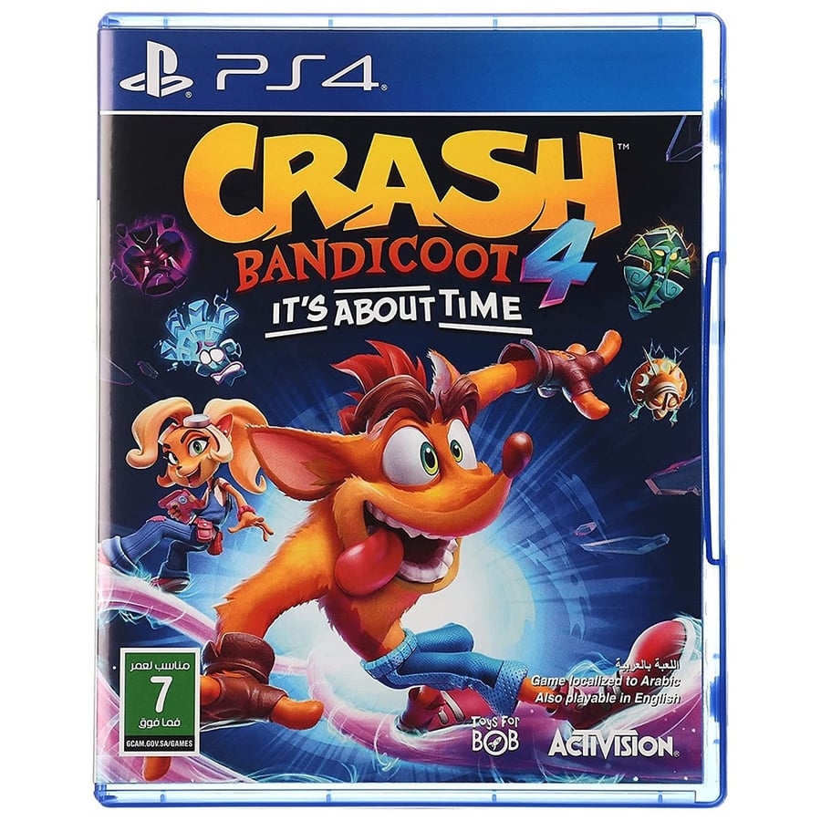 لعبة كراش بانديكوت 4 ايتس اباوت تايم نسخة السعودية PS4 Game | Crash Bandicoot 4 Its About Time KSA Version