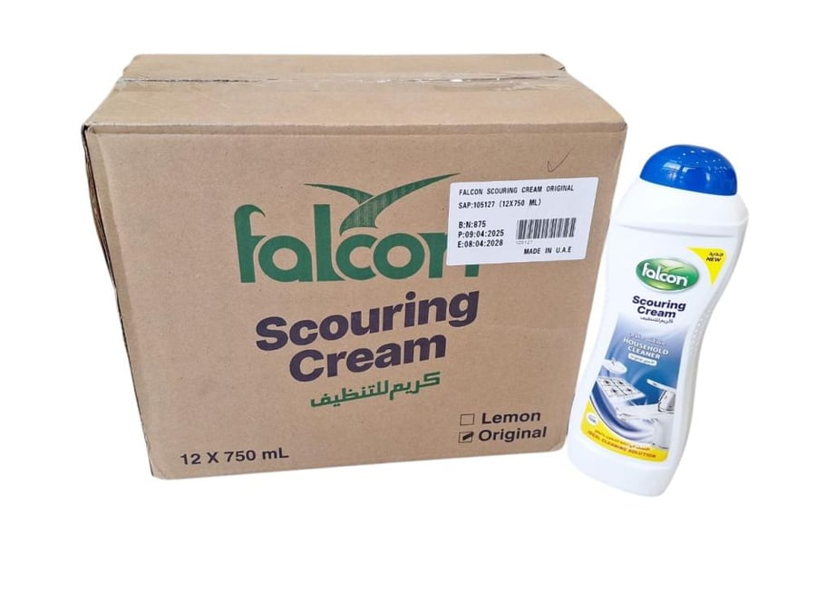 Falcon | Surface Cleaning Cream | Original | White | 750 ml | Carton | 12 pcs