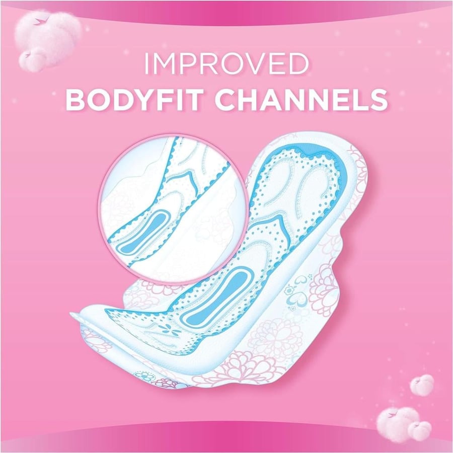 Always | Feminine Pads With Wings | Maxi Thick | Soft Cotton | Sensitive Skin | Pink | Large Size | 30 Pads | Carton | 6 pcs