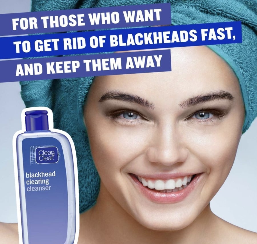 Clean & Clear | Daily face wash, blackhead remover liquid - 200 ml