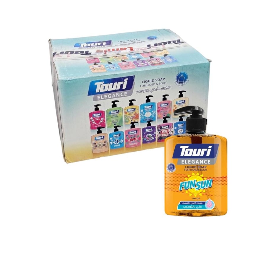 Touri | Hand Washing Liquid | Fun Sun | 500 ml | Carton | 12 pcs