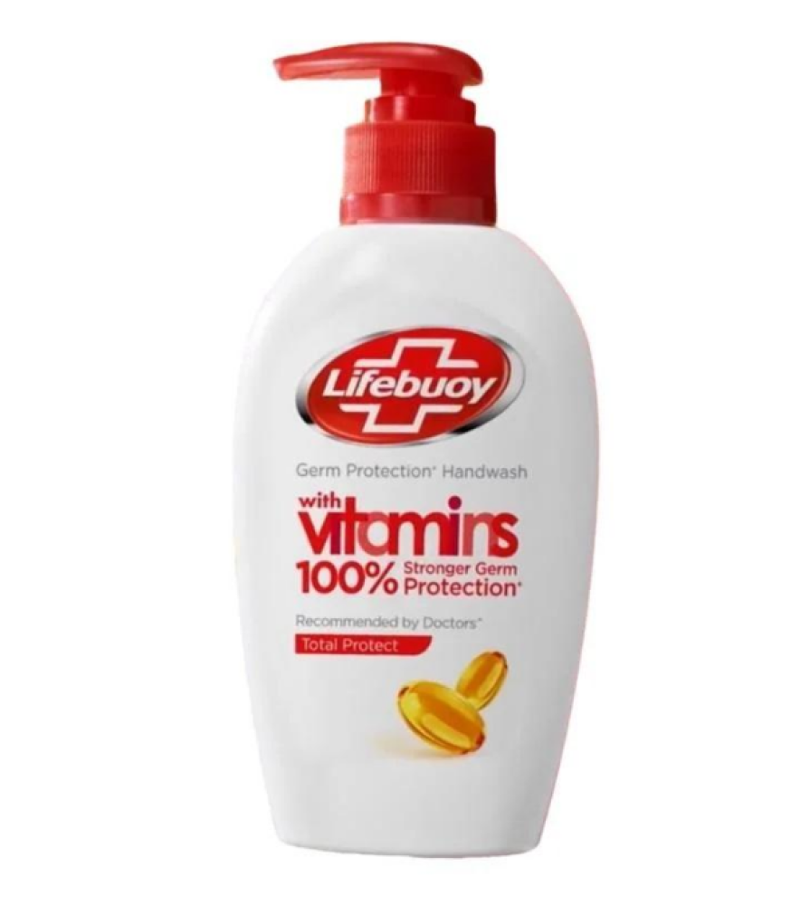 Lifebuoy | Washing Liquid Hand Soap | Total 10 Protect | Red | 200 ml | Carton | 12 pcs