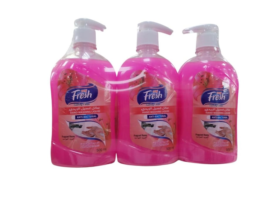 Fresh You | Carton Of Liquid Hand Wash | Multi Scents | 500 ml * 3 pcs | 4 Packs