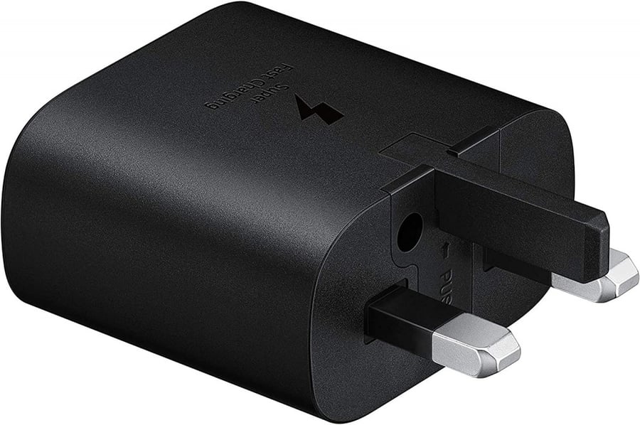 Samsung | Original wall charger super fast type C black Samsung | Original 25W PD adapter wall charger super fast USB-C UK EP-TA800