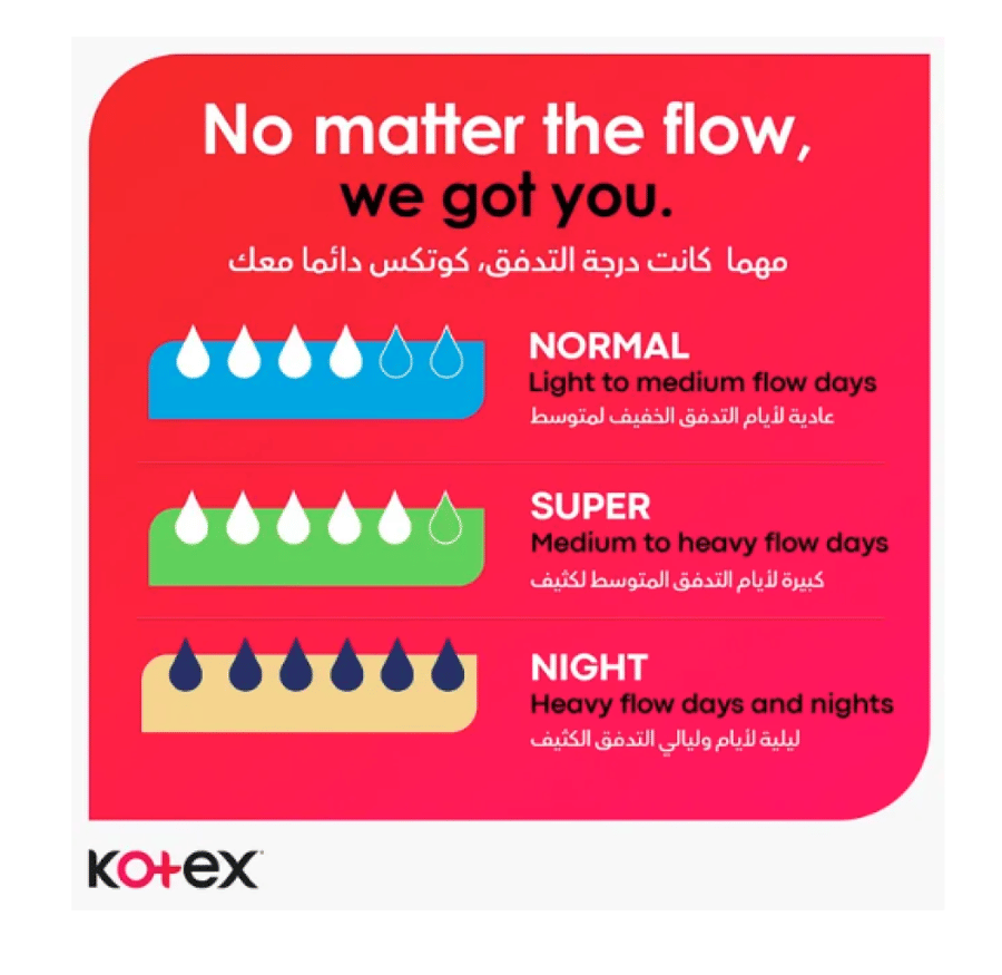 Kotex | Feminine Pantyliners Cotton | Super | 10 Pcs | Carton | 6 Packs