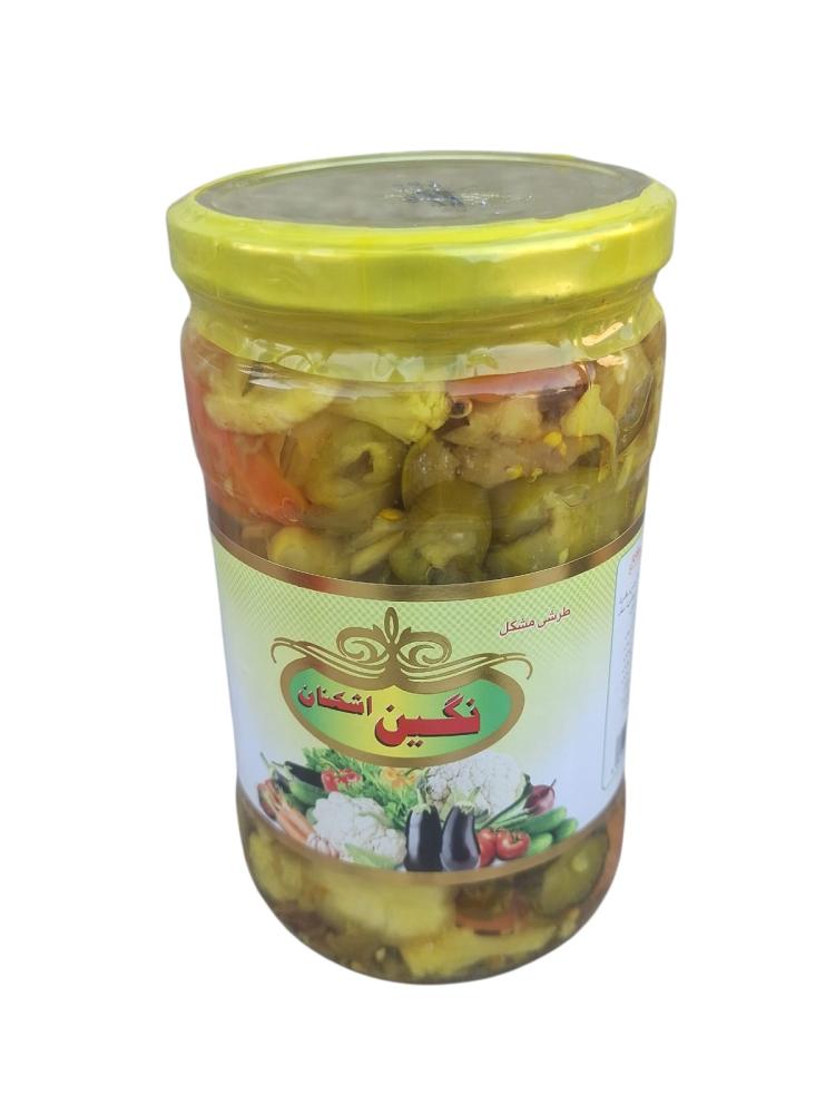 Nagin Ashkanan | Carton Of Large Mixed Pickles | 750g | 12 pcs