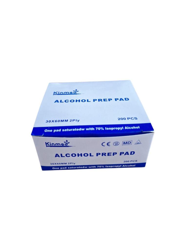 Kinmad | ALCOHOL PREP PAD | 200 pcs | Carton | 50 Boxes