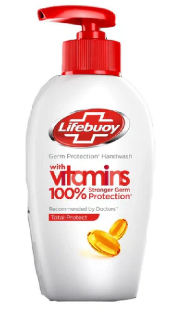 Lifebuoy | Washing Liquid Hand Soap | Total 10 Protect | Red | 200 ml | Carton | 12 pcs
