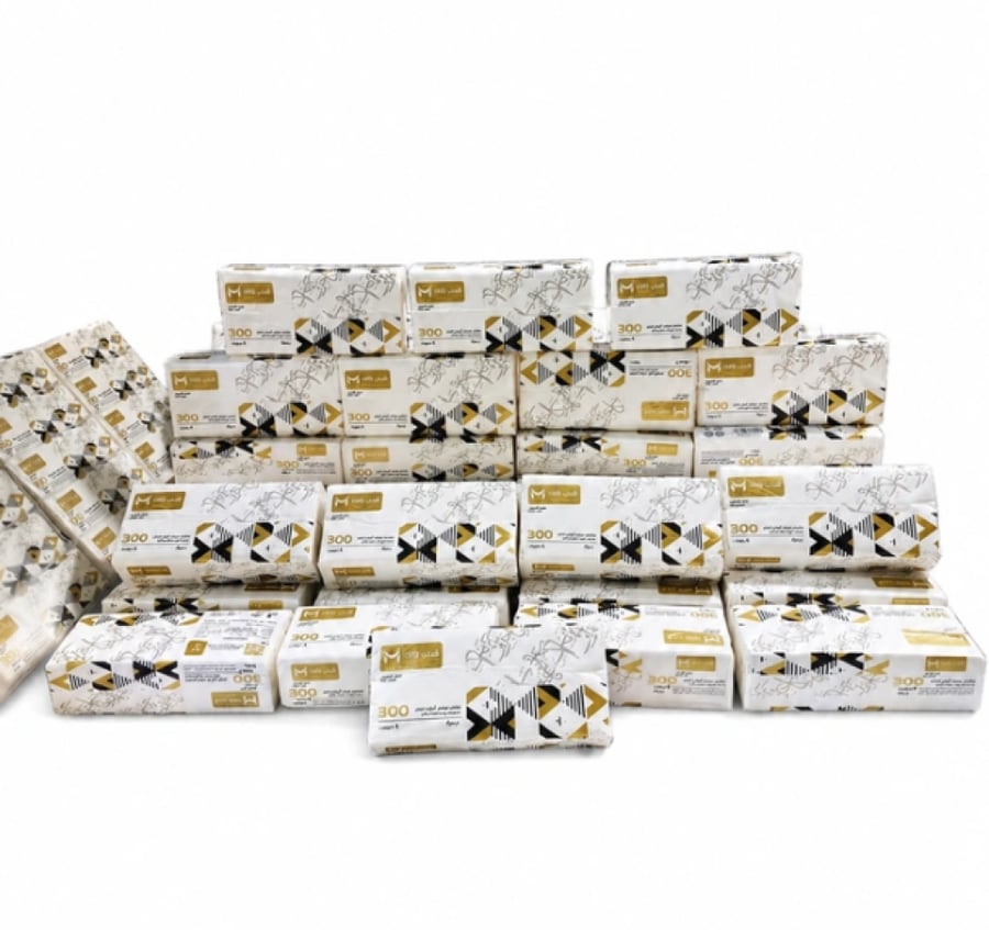 هدب | حزمة مناديل 300 | 80 علبة 24,000 منديل وجه 4 طبقات HD300-80
