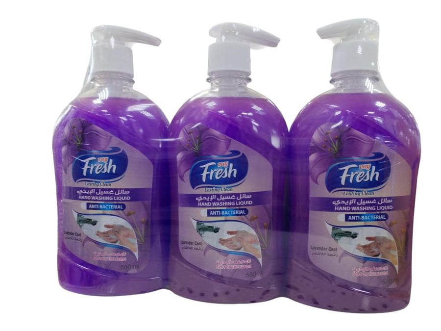 Fresh You | Carton Of Liquid Hand Wash | Multi Scents | 500 ml * 3 pcs | 4 Packs