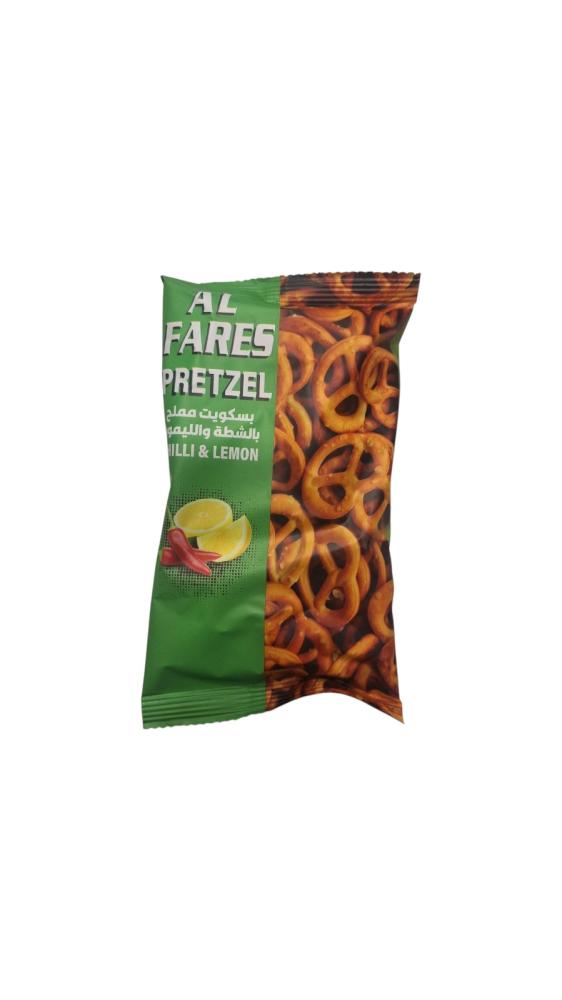Al Fares | Pack Of Biscuit Pretzel Chili & Lemon | 25g | Small | 20 pcs