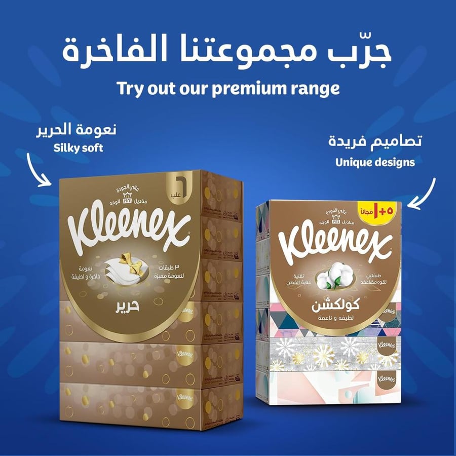 Kleenex Original | Carton of 4x(8+2)x70 2PLY Facial Tissues