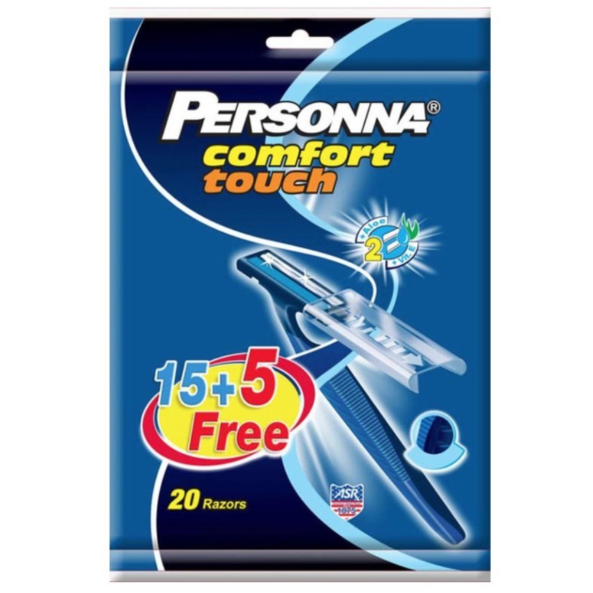 Personna Comfort Touch Body Razor, 15 Razors + 5 Free