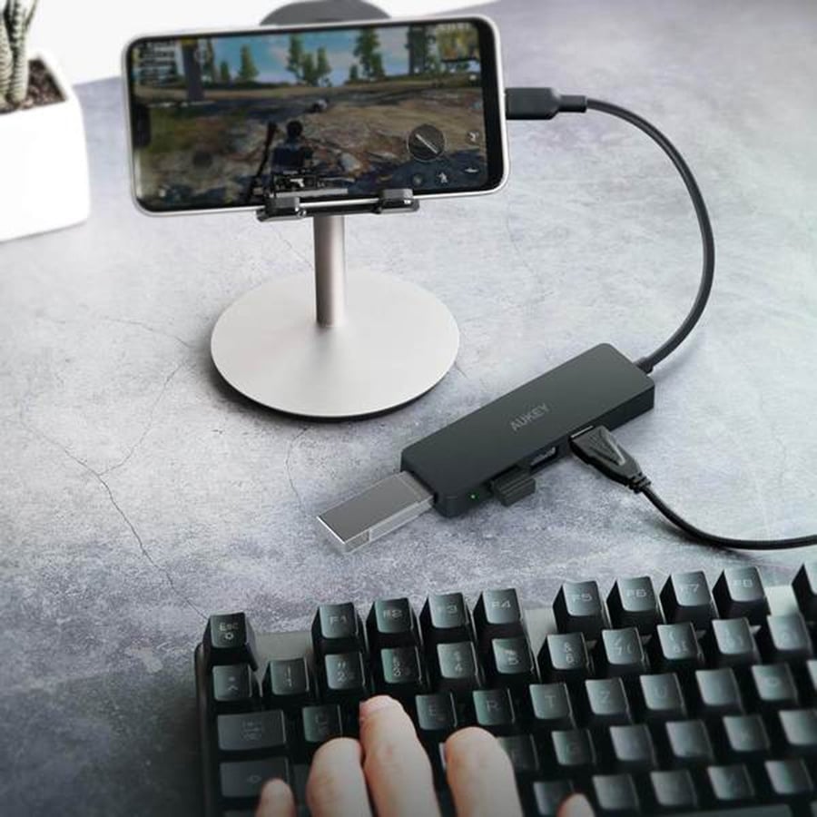 اوكي | موزع 4 منافذ يو اس بي سريع AUKEY | 4-Port USB 3.0 Hub