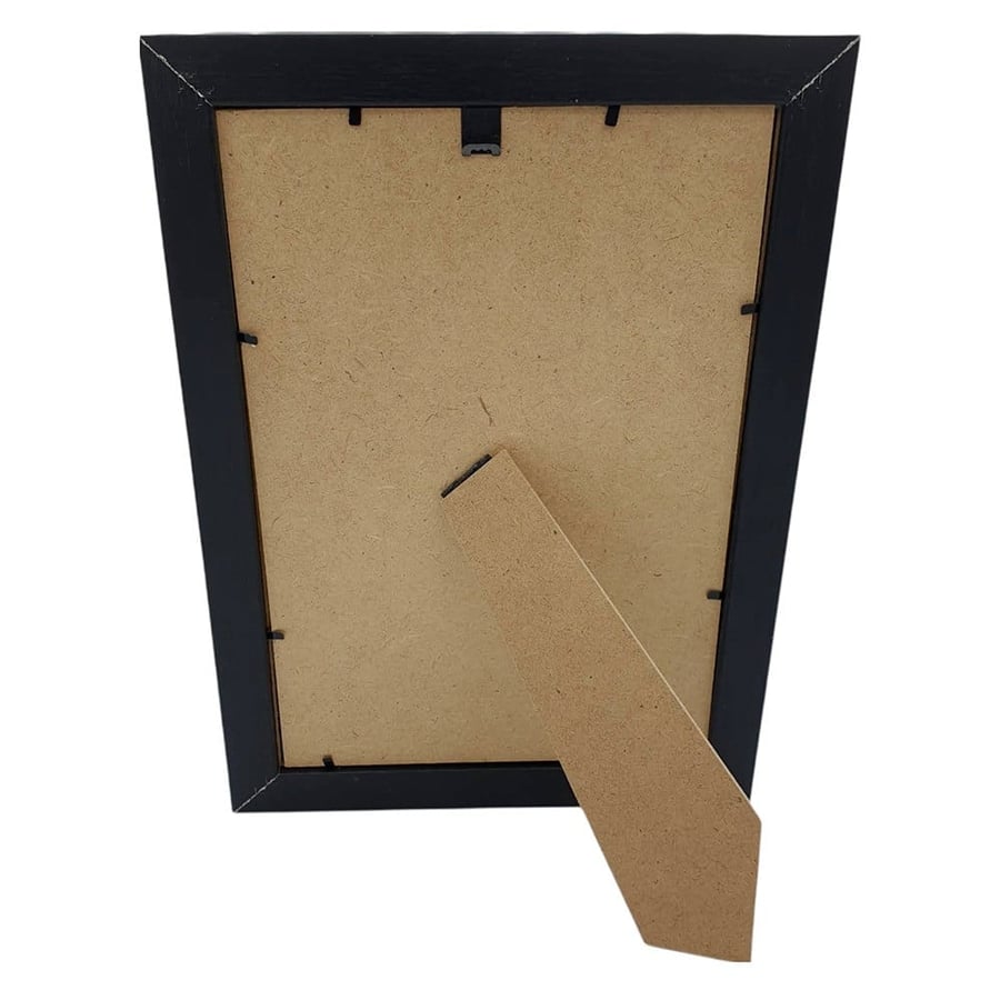 اطار صورة اسود عريض خشبي Wood Black Wide Photo Frame A4