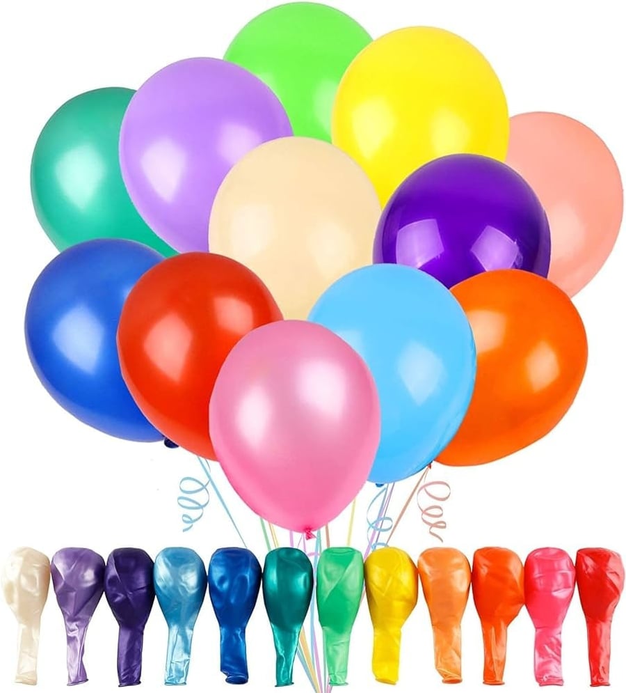 كيس بالونات | متعدد الالوان | 50 حبة | Balloons Bag | Multi-Color | 50 pcs | Item No.AB-1598