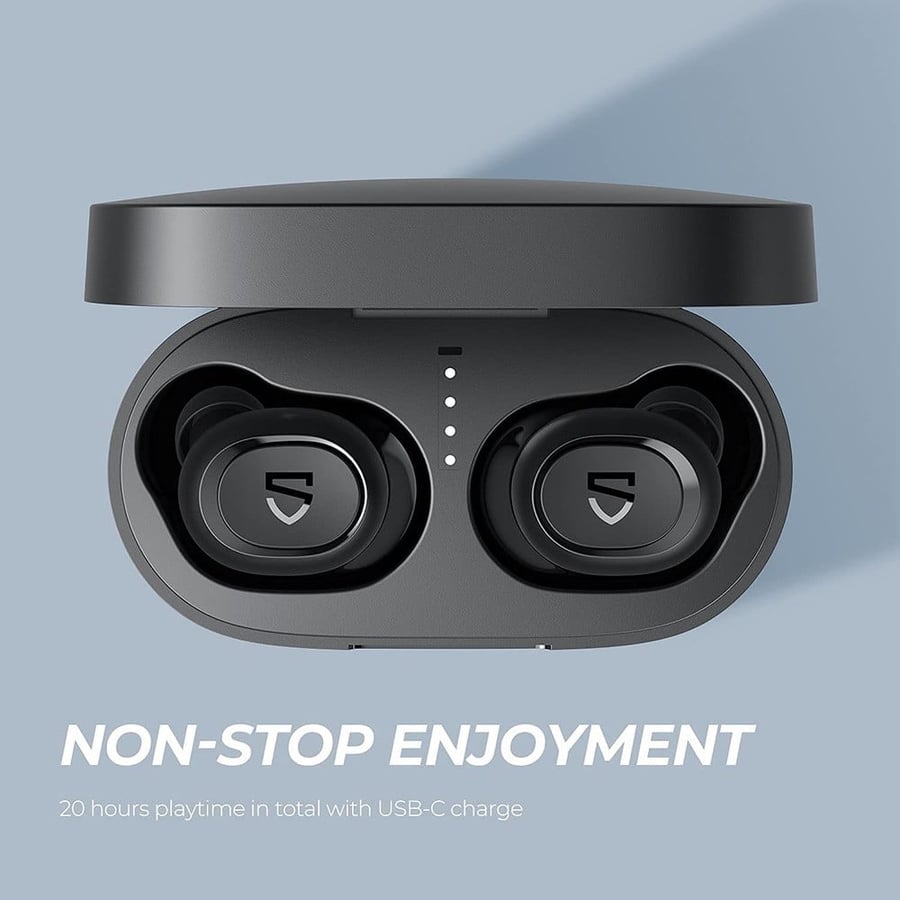 ساوند بيتس | سماعة اذن بلوتوث رياضية اسود / ابيض SoundPEATS | TWS TrueFree2 Wireless Earbuds Bluetooth 5.0
