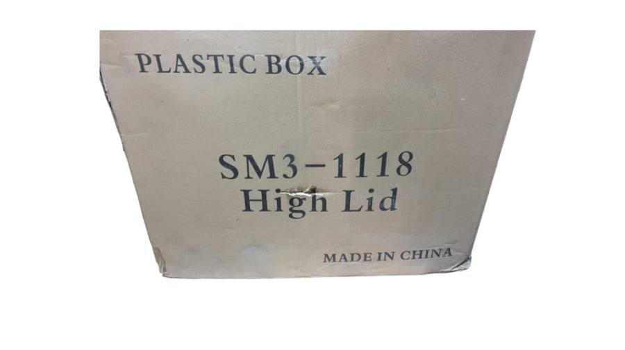 الصالح | علب بلاستيك مربع | اسود | مع غطاء شفاف عالي | رقم 1118 | كرتون | 240 حبة ALSALEH | Square Plastic Box | Black | With High Lid Clear | No.1118 | Carton | 240 pcs