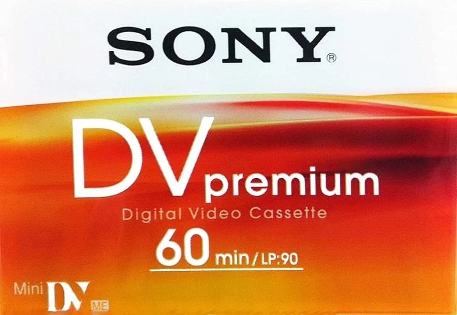 سوني | شريط كاميرا فيديو رقمي صغير miniDV HD 60min LP90 فاخر DVM60PRL