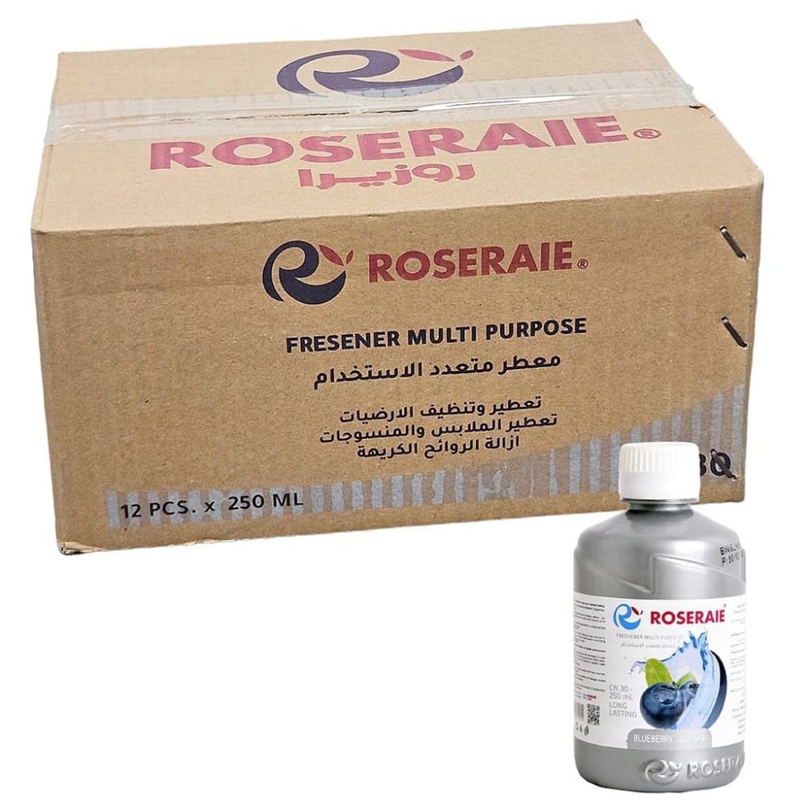 روزيرا | سائل معطر مركز | متعدد الاستخدام | توت بري | 250 مل | كرتون | 12 حبة